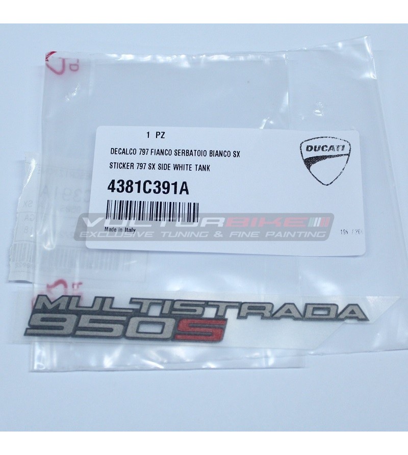 Linker Aufkleber - Ducati Multistrada 950S 