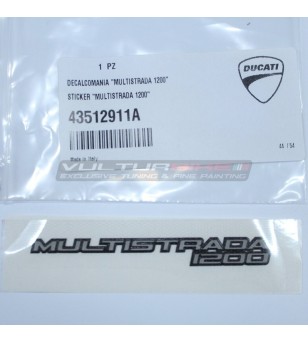 ORIGINAL decal sticker Ducati Multistrada 1200 