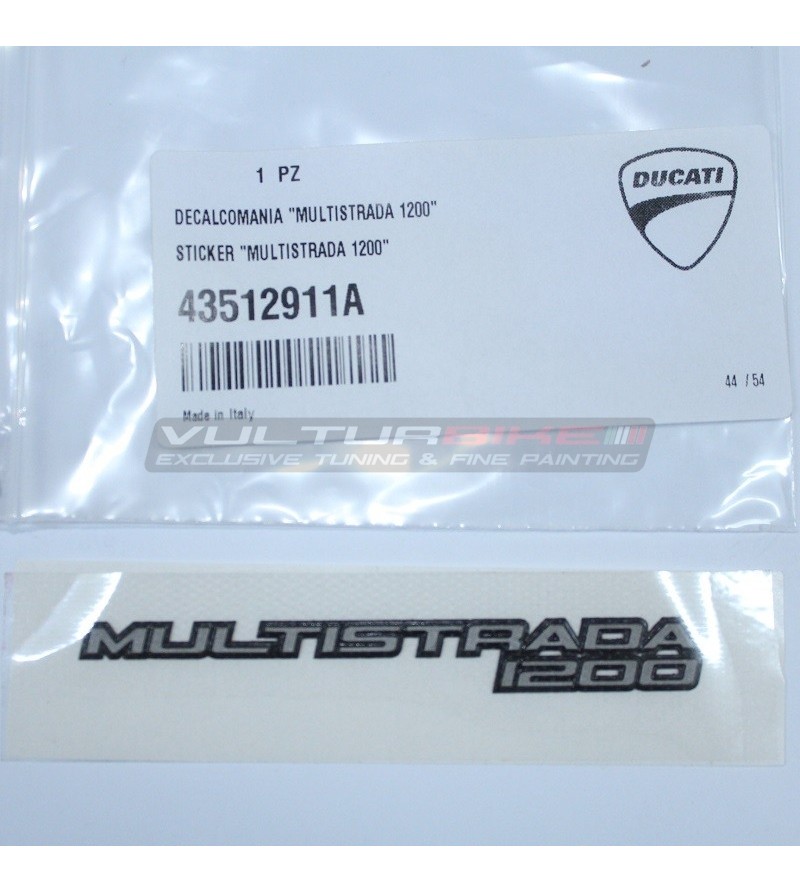 ORIGINAL decal sticker Ducati Multistrada 1200 
