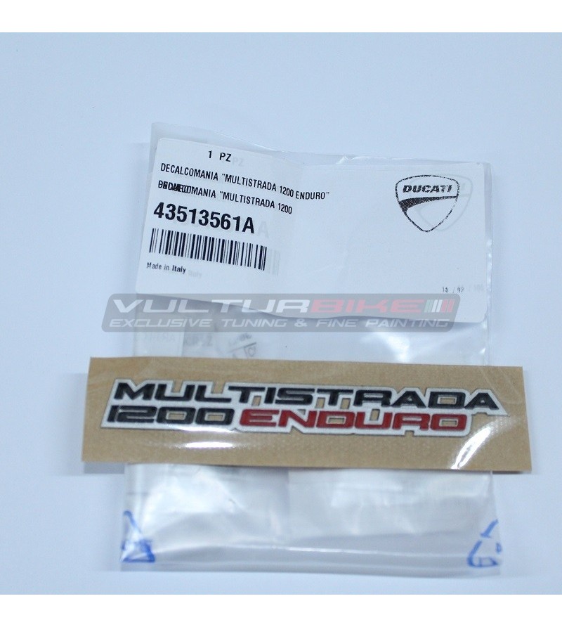 Original Ducati Aufkleber Multistrada Enduro 