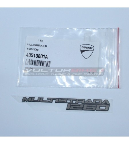 ORIGINAL right decal Ducati Multistrada 1260 