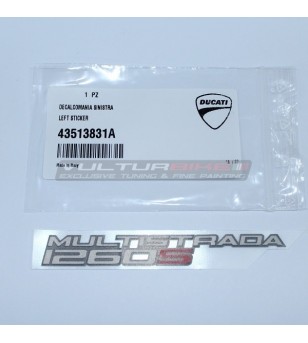 Decalcomania ORIGINALE sinistra Ducati Multistrada 1260S 