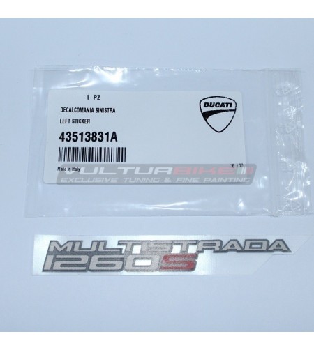 Original Aufkleber links Ducati Multistrada 1260S 