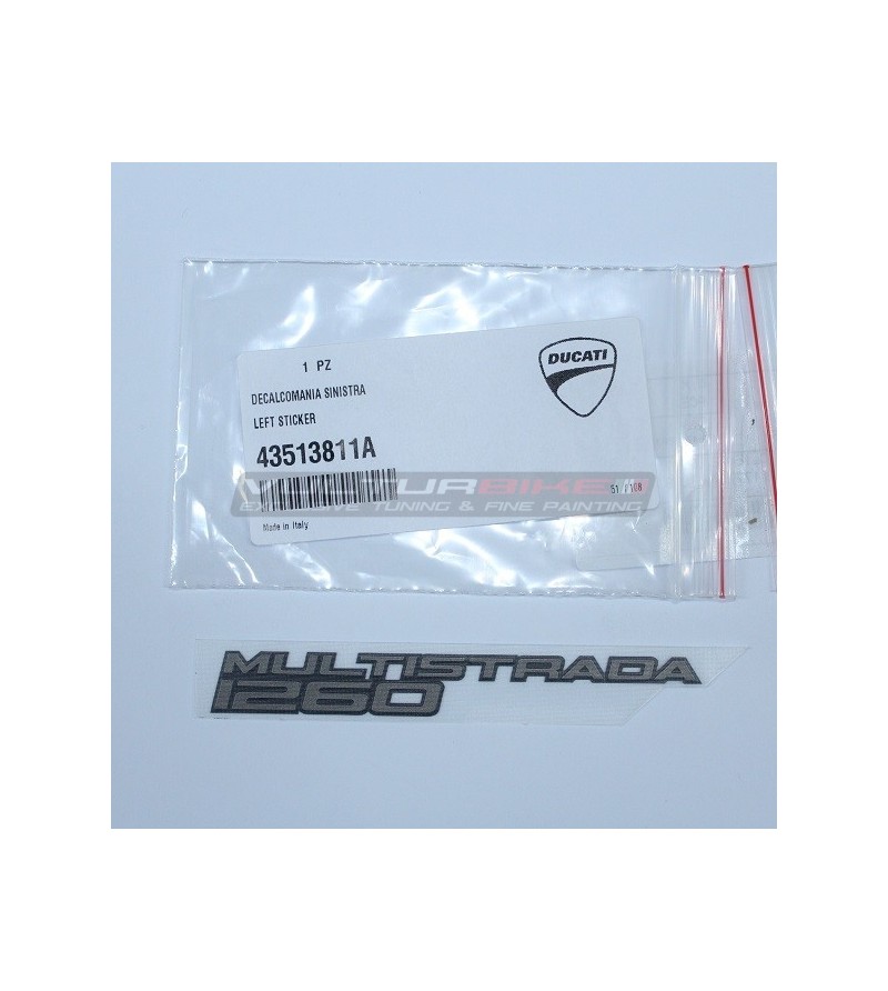 Decalcomania ORIGINALE sinistra Ducati Multistrada 1260 