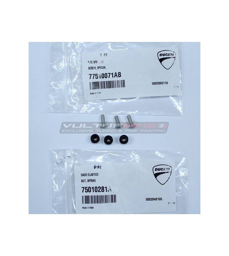 Special screw with elastic nut for plexi - All superbike models