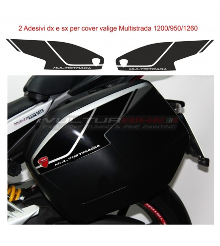 Adesivi per valigie laterali - Ducati Multistrada 950 / 1200 / 1260 