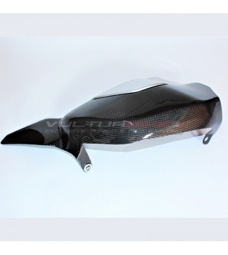 Custom Carbon swingarm cover with slider - Ducati Panigale V4 / V4S / V4R
