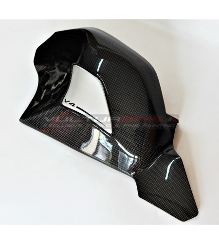 Custom Carbon swingarm cover with slider - Ducati Panigale V4 / V4S / V4R