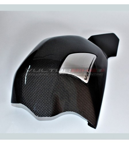 Custom Carbon swingarm cover with slider - Ducati Panigale V4 / V4S / V4R