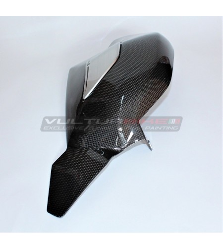 Custom Carbon swingarm cover with slider - Ducati Panigale V4 / V4S / V4R