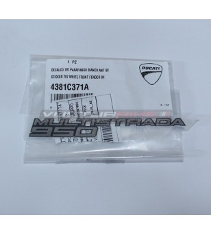 Adesivo ORIGINALE per cupolino lato sinistro - Ducati Multistrada 950 