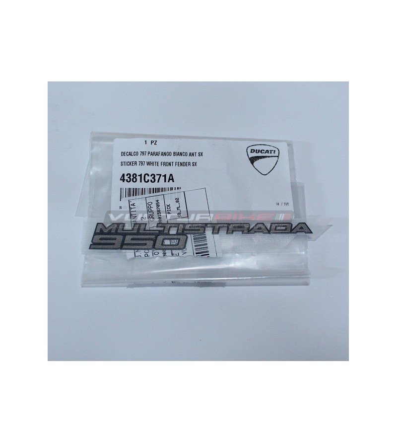 Pegatina ORIGINAL para domo lateral izquierdo - Ducati Multistrada 950 