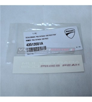 Original Ducati Aufkleber Multistrada 1200 Pikes Peak 2017 