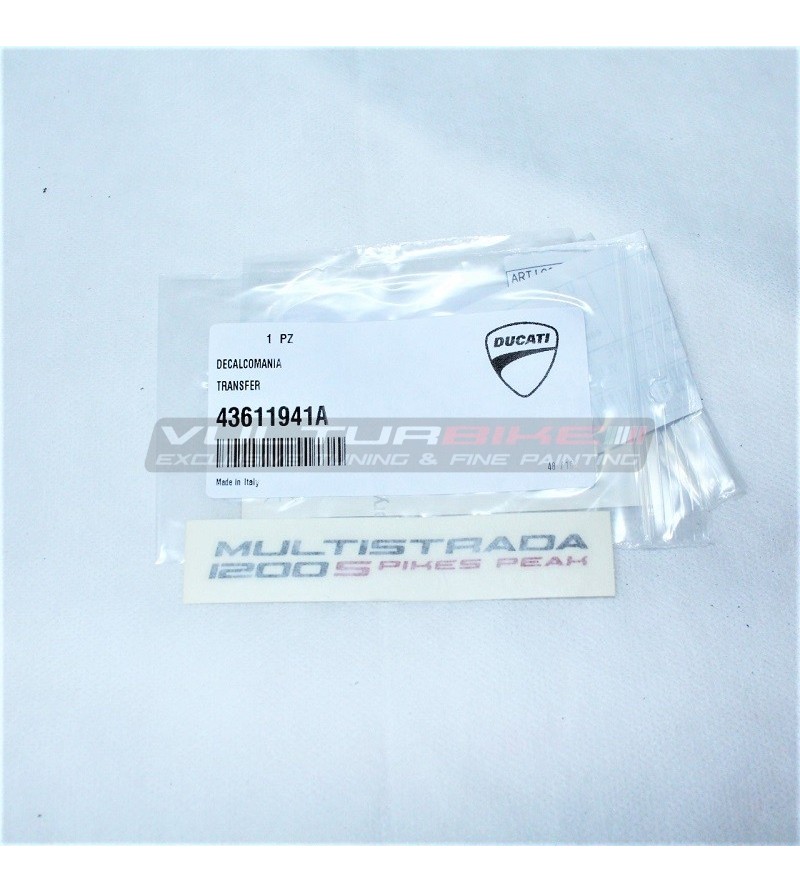 Autocollant Ducati original Multistrada 1200 Pikes Peak 2014 