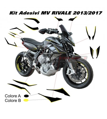 Kit adesivi completo - MV RIVALE 2013/2017 