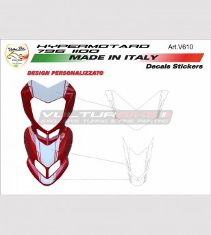 Ducati Kuppel Aufkleber Aufkleber Kit Hypermotard 796/1100