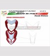 Kit adesivi per cupolino Ducati Hypermotard 796/1100