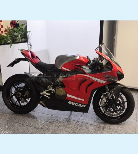Set carene ORIGINALI rosso satinato - Ducati Panigale V4R / V4 2020 /21 / V4 2018/19 