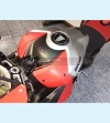 Painted elongated tank cover with brushed aluminium effect - Ducati Panigale V4 / Streetfighter V4 