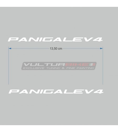 Adesivi 13,5 cm per carene laterali - Ducati Panigale V4 