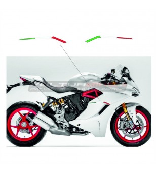 Drapeaux résineux pour les côtés latér côte - Ducati Supersport 939
