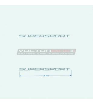 Side fairings stickers 13 cm - Ducati Supersport 939 
