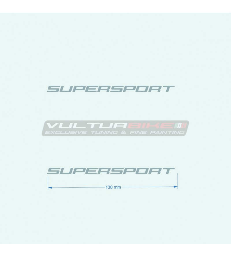 Side fairings stickers 13 cm - Ducati Supersport 939 