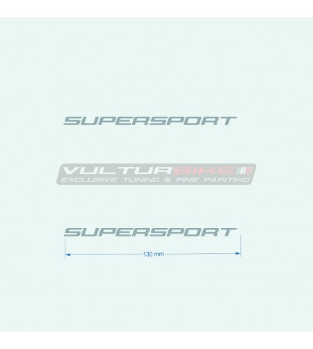 Pegatinas 13 cm para carenado lateral - Ducati Supersport 939 