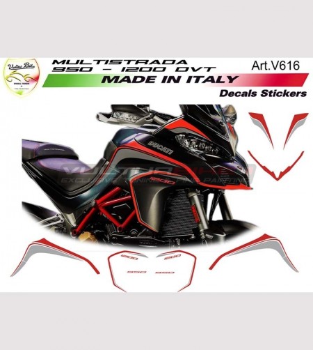 Livrée personnalisée pour Ducati multistrada 950 - 1200 DVT Volcan Gray