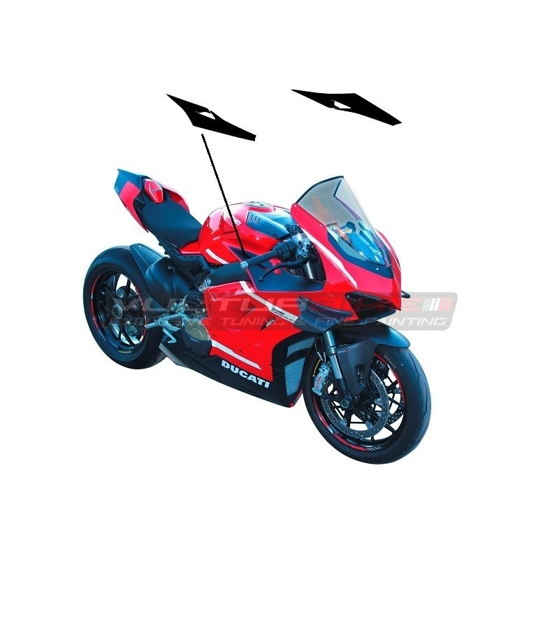 Autocollants carénages conception supérieure SUPERLEGGERA - Ducati Panigale V4R / V4 2020 