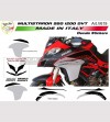 Ducati wrapping kit adhesivo de 950 Multistrada - 1200 DVT