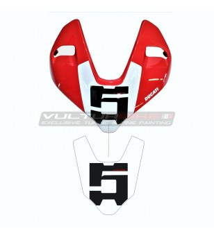 Adesivo numero 5 per cupolino - Ducati Streetfighter V2 / V4 / V4S 