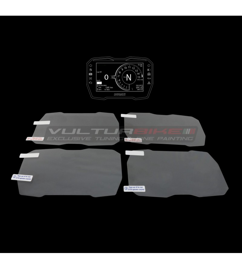 Instrumentenschutzfoliensatz - Ducati Panigale / Streetfighter / Diavel V4 