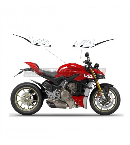 Custom designed sidefairings stickers - Ducati Streetfighter V4 / V4S 