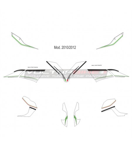 Kit adesivi personalizzato - Ducati Multistrada 1200 2010/14 
