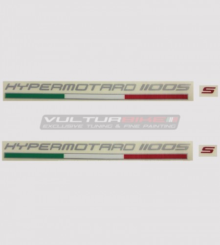 Kit 2 Aufkleber für Ducati Hypermotard 796/1100/821/939