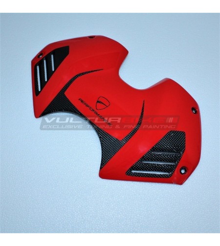 Tapa de batería de carbono de diseño de alto rendimiento - Ducati Panigale V4 / V4S / V4R 