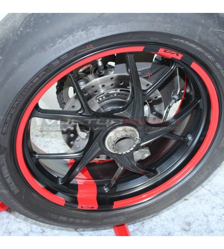 Adesivi per ruote personal - Ducati tutti i modelli 17 pollici 