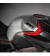 Gebürsteter Aluminiumeffekt Carbon Tankdeckel - Ducati Panigale V4 streetfighter V4 