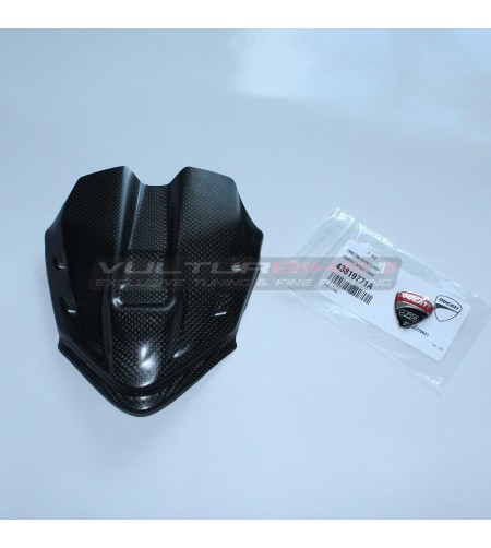 Carbon Instrumentenabdeckung mit Originalschild - Ducati Panigale V4 / V4S 