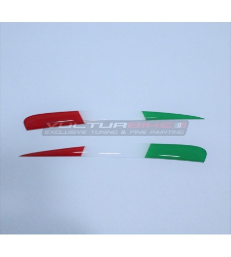 Bandiere tricolore 3D per alette - Ducati Panigale V4 / V4S / V4R 