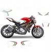 Stickers kit italian tricolor graphics - Ducati Monster 696/796/1100 year 2008 - 2014 