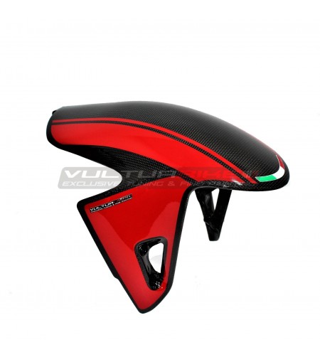 Guardabarros delantero de carbono de diseño personalizado - Ducati Panigale V4 / V4S / V4R / Streetfighter V4 / V2 