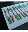 3D resin Italian flags stickers superbike - Ducati Panigale V4 / V4S / V4R