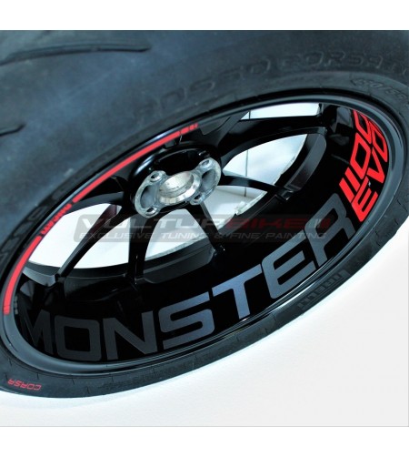 Adesivi personalizzabili per ruota - Ducati Monster 1100 EVO 