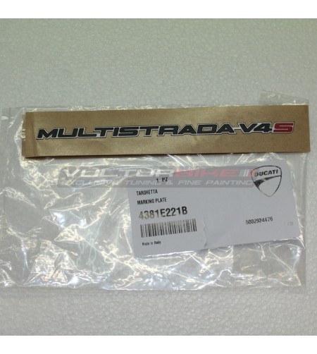 Original Ducati Multistrada V4S-Tag 
