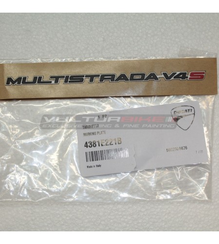 Original Ducati Multistrada V4S-Tag 