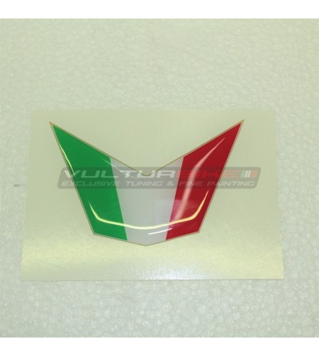 3D Resinated Flag Sticker for Front Fairing - Ducati 848 / 1098 / 1198 