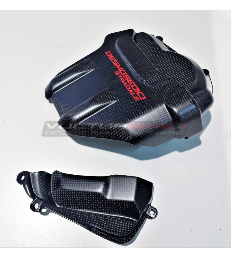 Cubiertas de cabeza de motor de carbono personalizadas - Ducati Panigale V4 / V4S / V4R / Streetfighter V4
