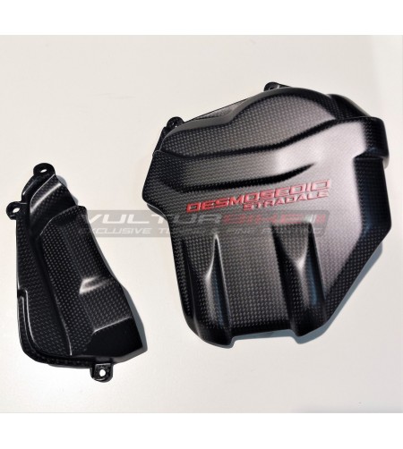 Carbon motor head covers custom design - Ducati Panigale V4 / V4S / V4R / Streetfighter V4